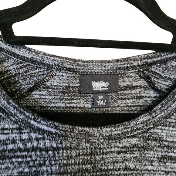 Wild Fable Sleeveless Drop-Waist Knit Dress Black/Grey Size S - Picture 3 of 3